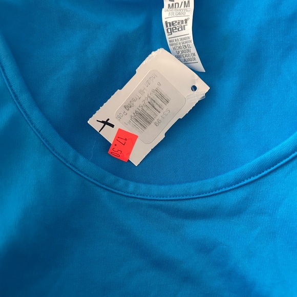 Under Armour Women's Vibrant Blue Tank Top Heat Gear - Picture 3 of 5